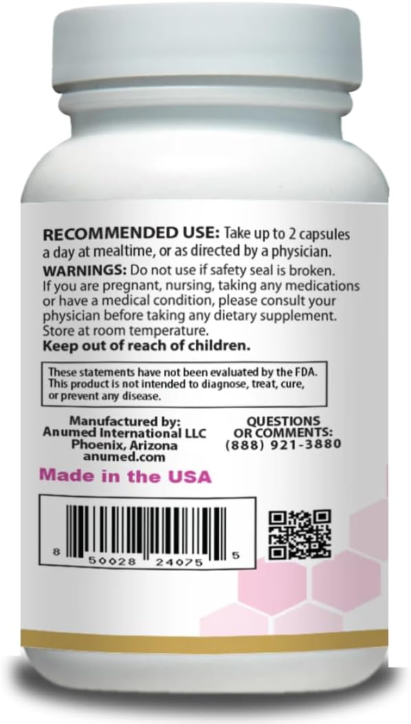 AnuMed Women's Multivitamin with Iron, Vitamin D3, Magnesium, B-Complex & Herbal Support – 60 Capsules - görsel 3