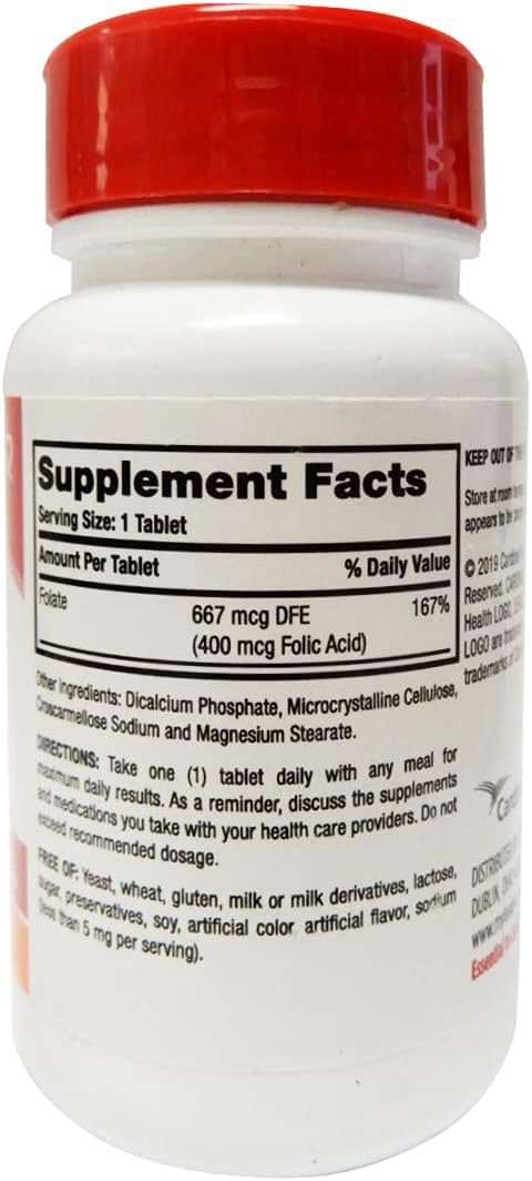 Leader Folic Acid 400 mcg Tablets, 250 Count - görsel 2