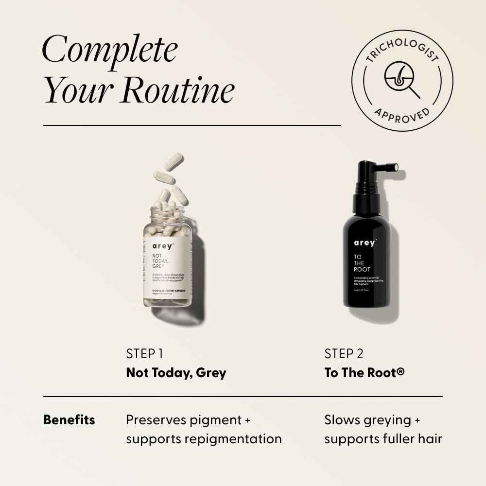 Arey Not Today, Grey Daily Hair Supplement for Women & Men, 1 Month Supply - görsel 7