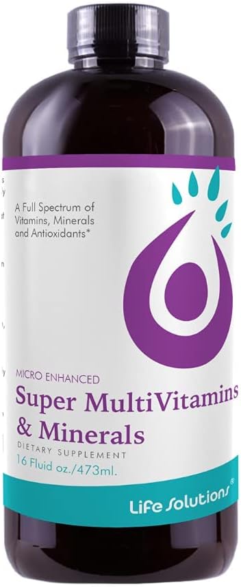 Liquid Super Multivitamin and Minerals - Premium Liquid Vitamins for Enhanced Absorption - Daily Liquid Multivitamin Supplement for Optimal Health and Wellness - 16 oz - görsel 1