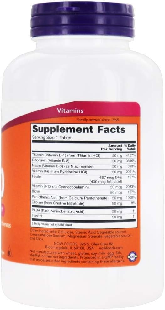 Now Foods B-50 250 Tablets - görsel 2
