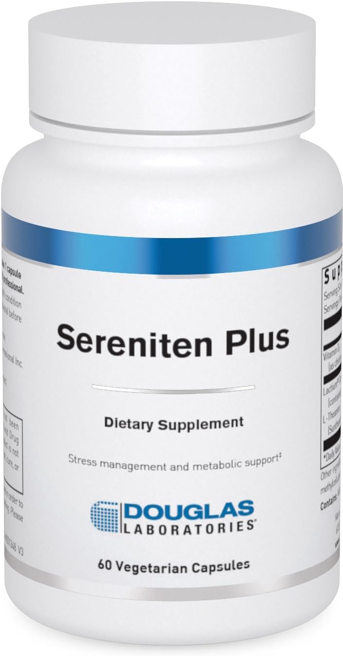 Douglas Laboratories Sereniten Plus | Supports Metabolism, Stress Management, Sleep, and Cortisol Regulation | 60 Capsules - görsel 1