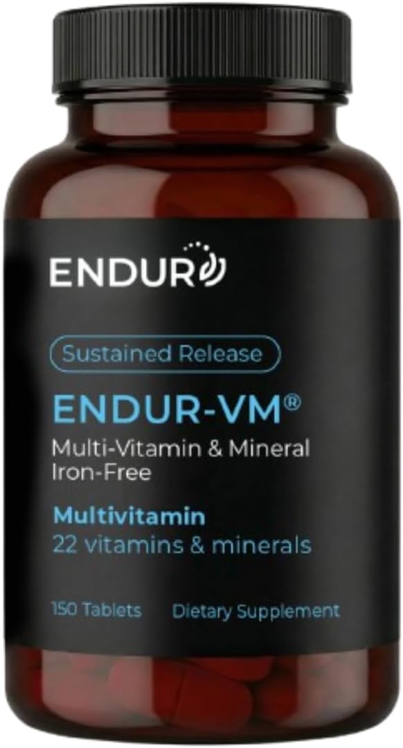 ENDUR-VM Multivitamin (No Iron) – Sustained Release – 150 Tablets - görsel 1