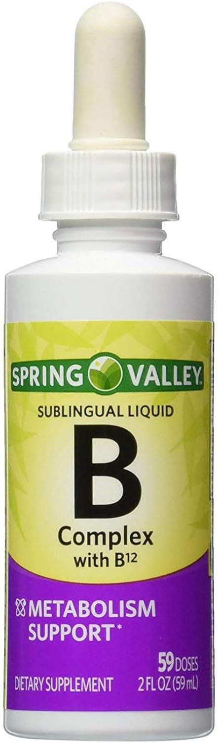 Vitamin B Complex Sublingual Liquid Drops - Energy Support with B Vitamins - görsel 1