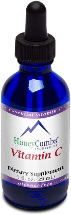 HoneyCombs Vitamin C Liquid Drops with Bioflavonoids – High Absorption Immune Support - görsel 1