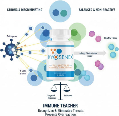Kyosenex® - Natural, Full Spectrum Thymus Peptide Supplement