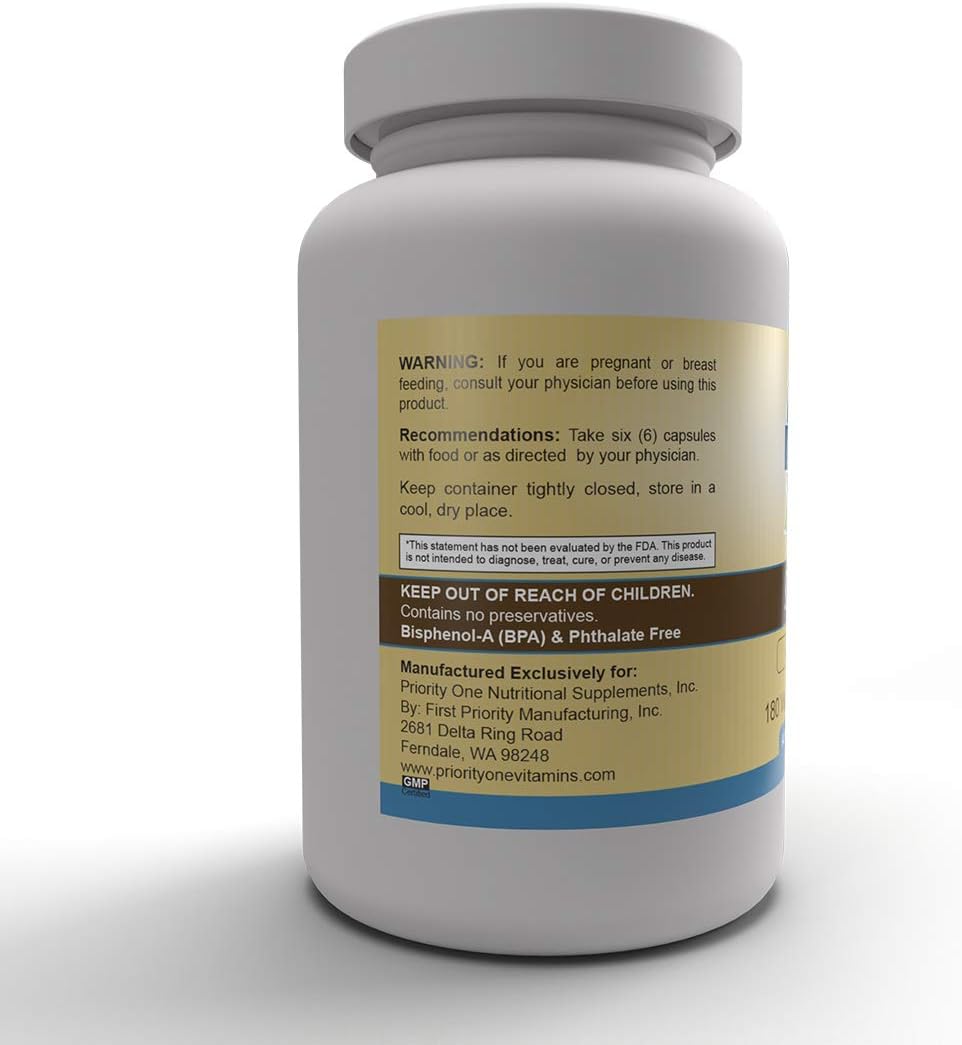 Priority One Vitamins SIBOtic (180 Capsules) - Clinical Strength SIBO Support - görsel 5