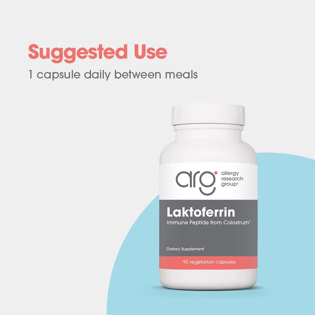 Allergy Research Group ARG Laktoferrin – 350 mg Lactoferrin, 90 Capsules - görsel 4