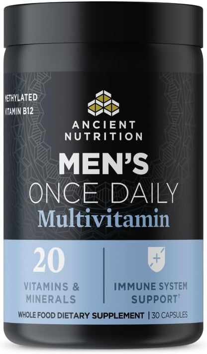 Ancient Nutrition Men's 1-Day Multivitamin, 30 Tablets