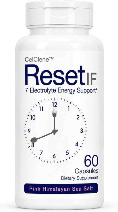ResetIF, 7 Electrolytes, Methyl B12 & Methyl Folate, Green Tea & Green Coffee Extracts, B Complex, Zinc, 72 Trace Minerals