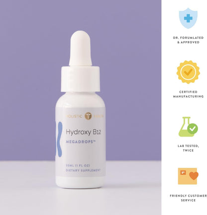 Holistic Health Hydroxy B12 MegaDrops™ 28ml