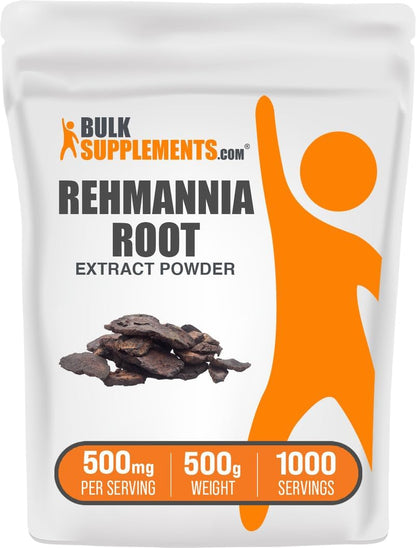 BulkSupplements.com Rehmannia Extract Powder, 100g