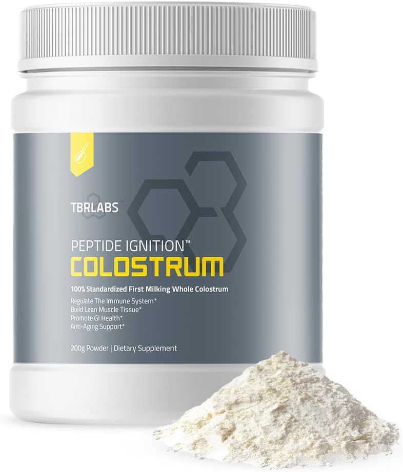 TBR Labs Colostrum Powder, Grass Fed, First Milking, 200g (132 Servings) - görsel 1