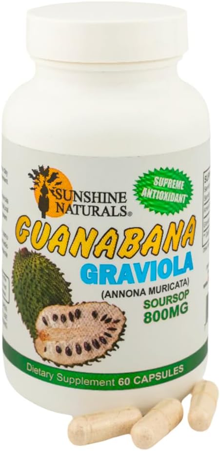 Sunshine Naturals Graviola Supplement - 60 Capsules - görsel 4