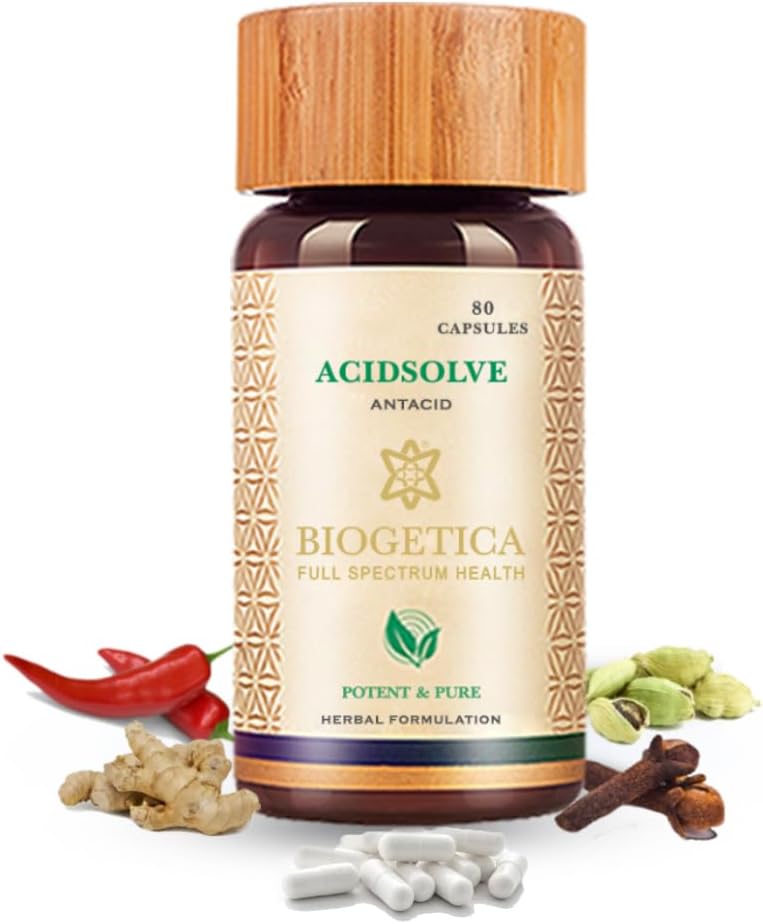 Biogetica Bipsolve Natural Heart Wellness Supplement - Ayurvedic Arjuna, Amalaki & Garlic - Vegan Tablets (80 Count) - görsel 3