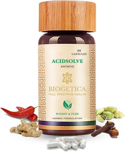 Biogetica Bipsolve Natural Heart Wellness Supplement - Ayurvedic Arjuna, Amalaki & Garlic - Vegan Tablets (80 Count)