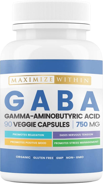 Maximum Slim GABA Gamma-Aminobutyric Acid - 750 mg, 1 Capsule