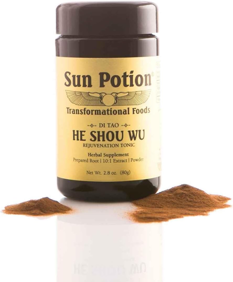 Sun Potion He Shou Wu Powder 10:1 Extract – Fo-Ti Root (Polygonum Multiflorum) Herbal Tonic, 200g - görsel 7