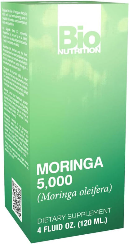 Bio Nutrition Moringa Liquid 120 ml | Moringa 5000 Super Food | Liquid Herbal Supplement