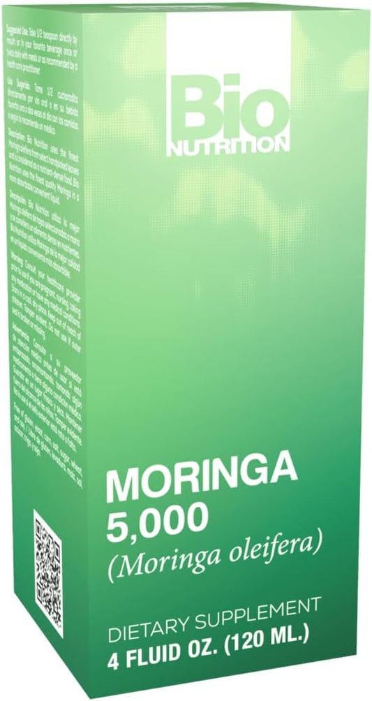 Bio Nutrition Moringa Liquid 120 ml | Moringa 5000 Super Food | Liquid Herbal Supplement