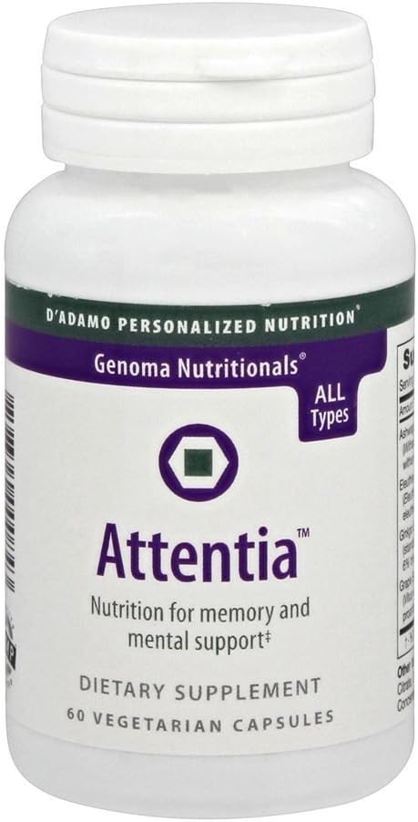 D'Adamo Personalized Nutrition Attentia, 60 Capsules - görsel 1