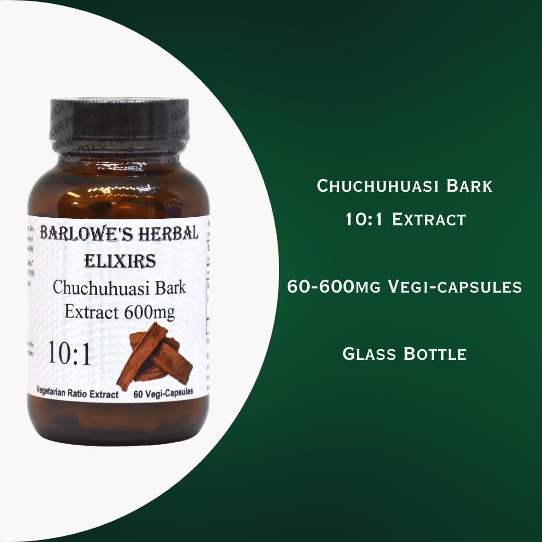 Chuchuhuasi Bark Extract – 10:1 Extract (600 mg) – Vegan, Kosher, Halal – 60 Capsules - görsel 3