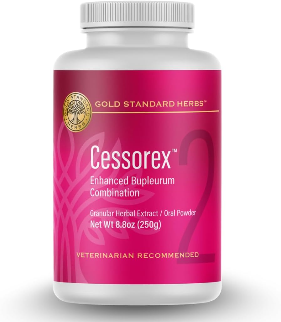 Cessorex Allergy Relief and Skin Immune Function Support Supplement for Dogs by Gold Standard Herbs, All-Natural Bupleurum Combination, 85 g Powder - görsel 6