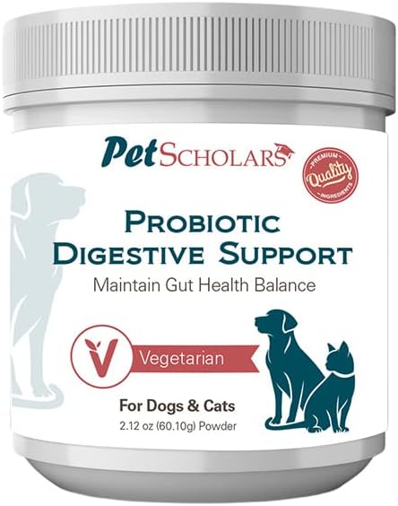 Pet Scholars Probiotic Digestive Support for Dogs & Cats (2.12 oz) - görsel 1