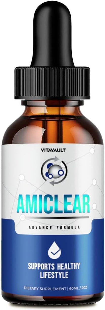 Vitavault (1 Pack) Amiclear – Liquid Drops for Healthy Blood Support