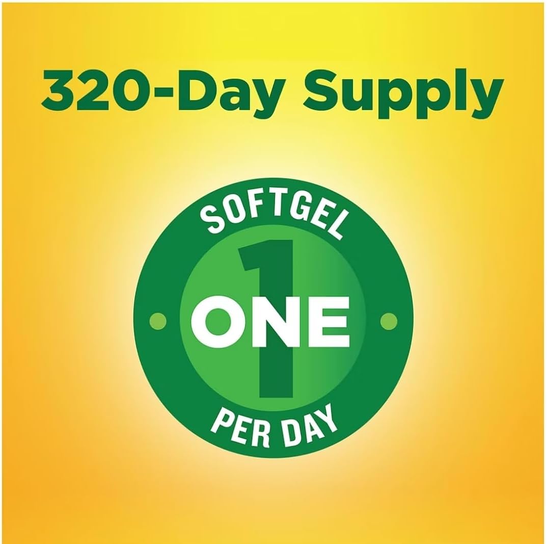 Nature Made Vitamin D3 2000 IU Softgels, 320 Capsules - görsel 6