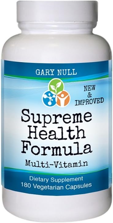 Gary Null Supreme Health Formula - Multivitamin and Mineral Food Supplement (180 Vegi-Capsules)