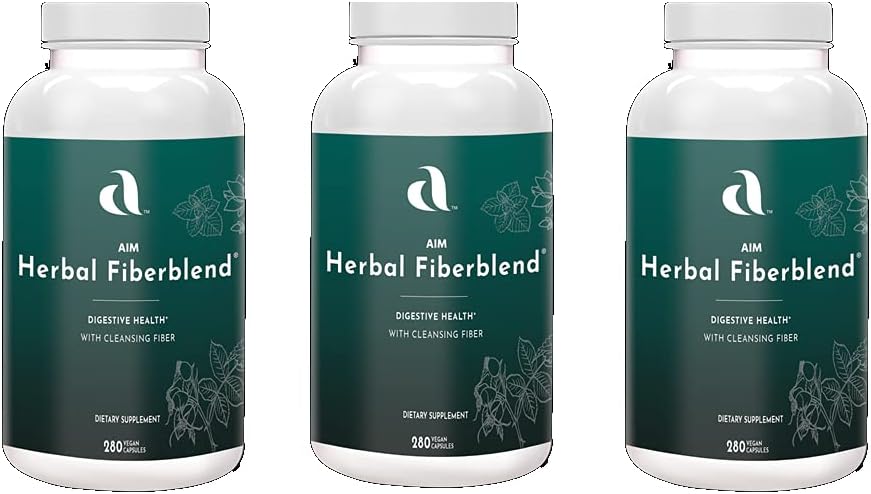 AIM Herbal Fibreblend 280 Capsules (3 Bottle Pack) - görsel 1