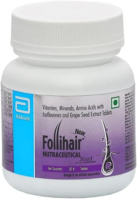 Pack of 4 Follihair 30 Tablet Each Pack - görsel 1