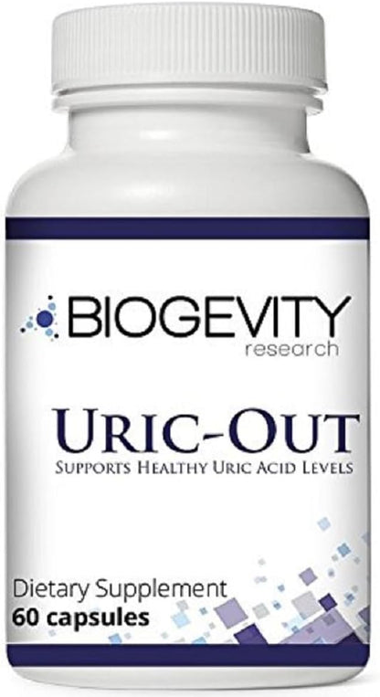 Uric-Out Ultimate Uric Acid Support | Celery Seed, Tart Cherry, Chanca Piedra | 60 Capsules