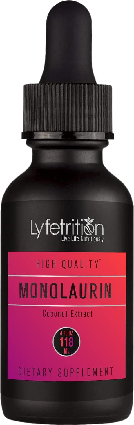 Lyfetrition Monolaurin Liquid Extract 950 mg, 120 ml, 150 Servings - görsel 1