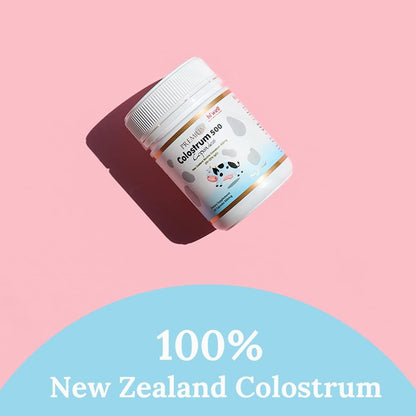 Hi Well Premium 100% Pure New Zealand Bovine Grass-Fed Colostrum 500 mg, 240 Capsules (Pack of 2)