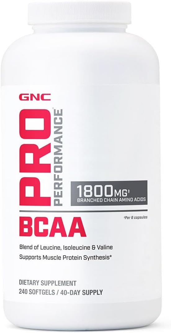 GNC Pro Performance BCAA 1.8g - 240 Softgels - görsel 1