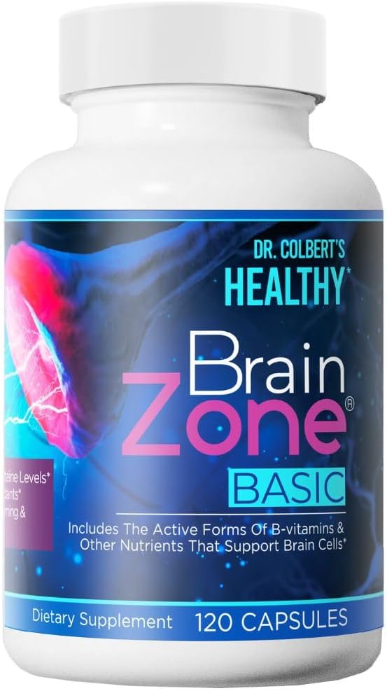 Divine Health Brain Zone Basic – Active B-Vitamins, Trimethylglycine, Curcumin – 120 Capsules - görsel 5
