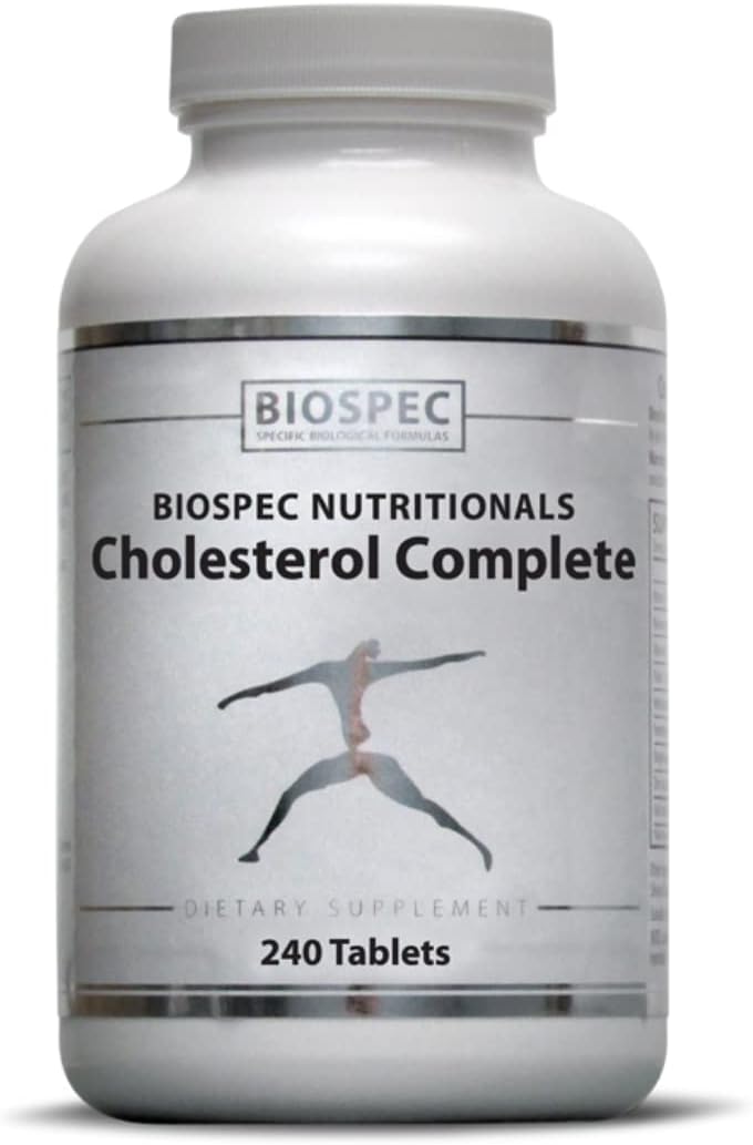BIOSPEC NUTRITIONALS Cholesterol Complete - Natural Cholesterol Support for Cardiovascular and Heart Health (240 Tablets) - görsel 1