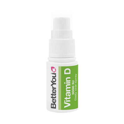 BetterYou D3000 Vitamin D Oral Spray – Natural Peppermint Flavour (15 ml)