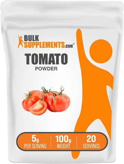 BulkSupplements.com Tomato Powder - Ground Tomato for Cooking, Vegan & Gluten-free, 250 g