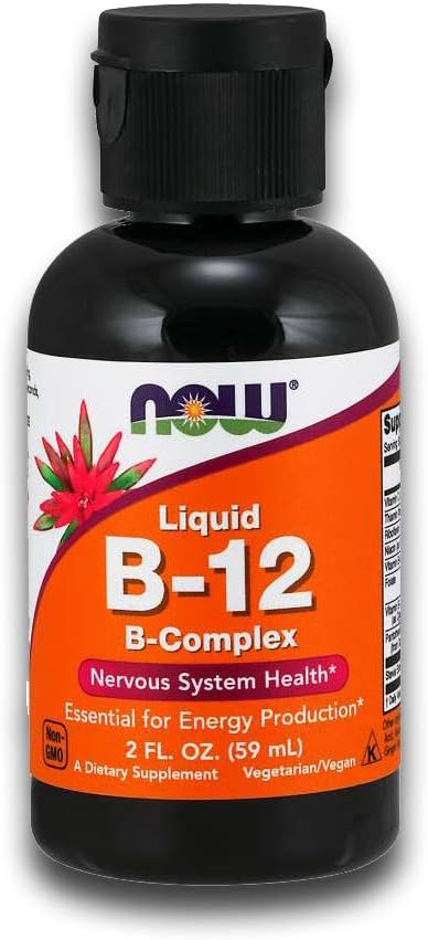 NOW Foods B-12, Liquid B-Complex (2 oz) (Multi-Pack) - görsel 1