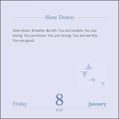 Maria Shriver's The Sunday Paper: Daily Meditations for a Meaningful Life 2027 Desk Calendar