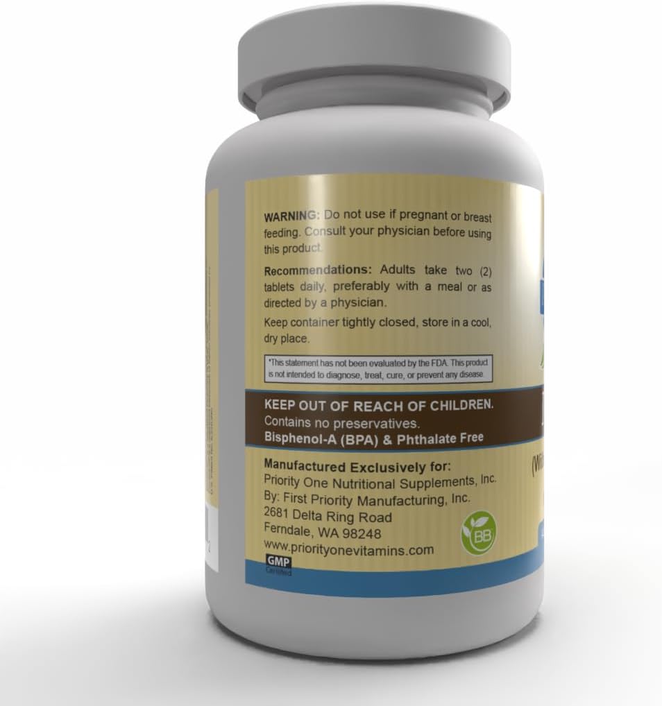 Priority One Vitamins I Comp 60 Tablets - Broad-Spectrum Support for Healthy Eye and Cellular Tissues - görsel 5