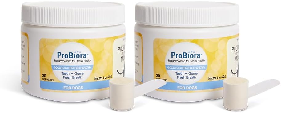 Probiora for Dogs - Dog Probiotic Supplement for Oral Care - 30 Servings (Pack of 2) - görsel 1