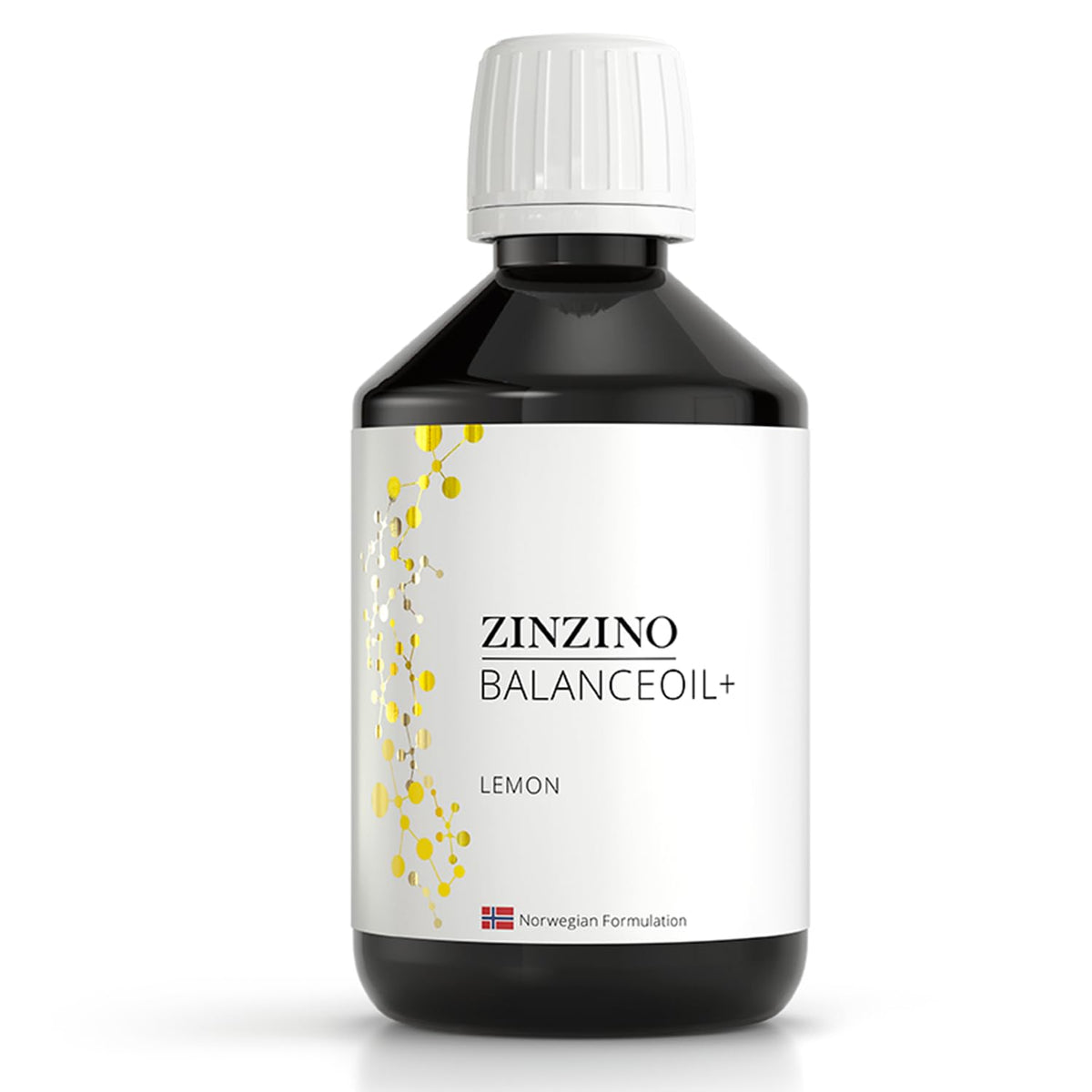 ZINZINO BalanceOil+ Lemon - Omega-3 Supplement with Fish Oil and Extra Virgin Olive Oil (300ml) – Image 1