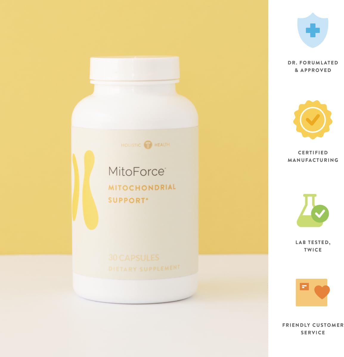 Holistic Health MitoForce Mitochondrial Support 30 Capsules - görsel 2