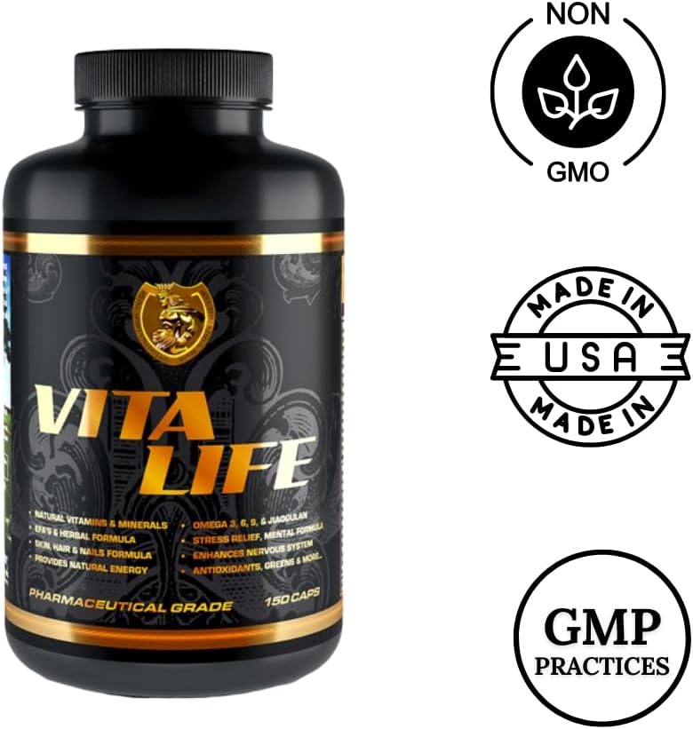 Vita Life Complete Multivitamin & Mineral + CoQ-10 with EFA and Vegetables & Herbs Blend - görsel 7