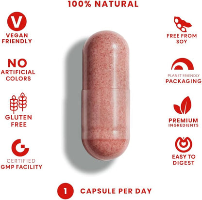 Vita Fruits and Veggies Capsules – Organic Superfood Multivitamin with 25 Ingredients