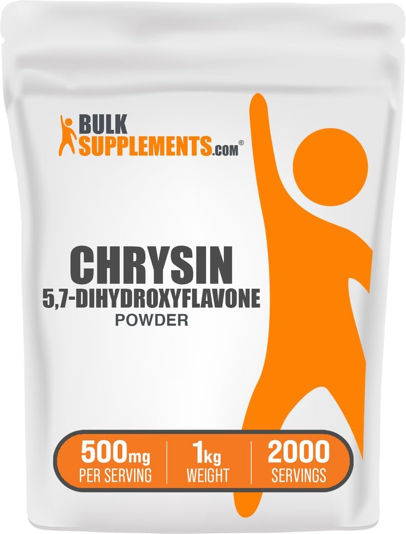 BulkSupplements Chrysin Powder - 5,7-Dihydroxyflavone, Flavonoid Supplement, 500mg per Serving, 25g - görsel 7